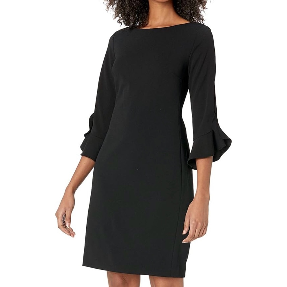 Karl Lagerfeld Black tulip Sleeve Dress